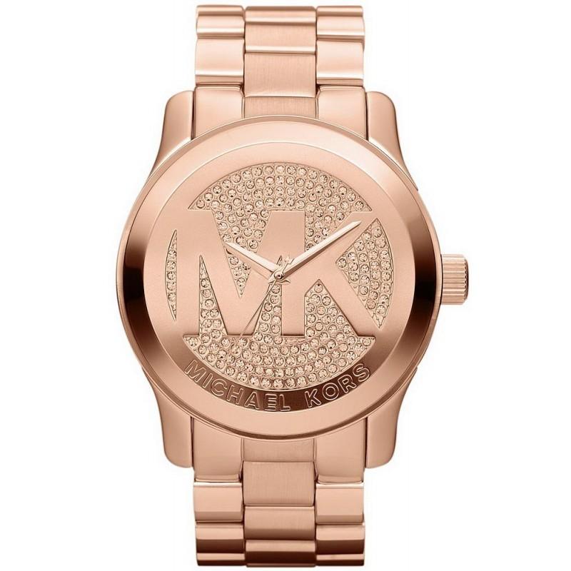 Michael Kors Ladies Runway Rose Gold Watch - MK5661